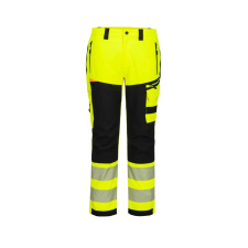 Portwest DX4 Hi-Vis eső nadrág Yellow/Black 40 láthatósági ruházat