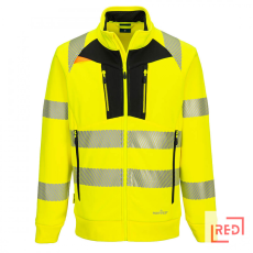 Portwest DX4 Hi-Vis kapucnis cipzáras pulóver