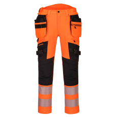 Portwest DX4 Hi-Vis nadrág lezippzározható lengőzsebbel