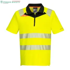 Portwest DX4 Hi-Vis póló S/S - Sárga/Fekete
