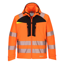 Portwest DX4 Hi-Vis Softshell (3L) Orange/Black XXL láthatósági ruházat