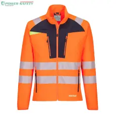 Portwest DX4 Hi-Vis Zip Base felső - Narancs/Fekete