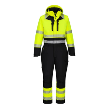Portwest DX4 jól láthatósági téli overál Yellow/Black XXL láthatósági ruházat