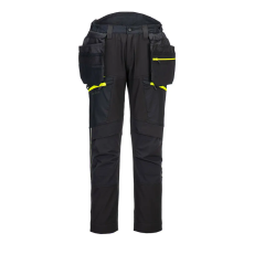 Portwest DX4 lecsatolható holster zsebes softshell nadrág fekete 30