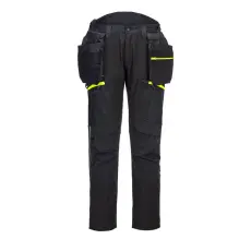 Portwest DX4 lecsatolható holster zsebes softshell nadrág fekete 44