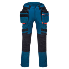 Portwest DX4 Lengőzsebes nadrág (kék/narancs, 36)