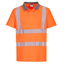 Portwest EC10ORRXXXL Portwest Eco Hi-Vis Polo Shirt (6 db) láthatósági ruházat