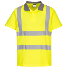 Portwest EC10YERM Portwest Eco Hi-Vis Polo Shirt (6 db)