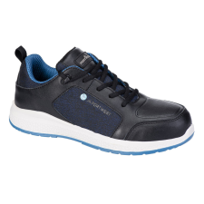 Portwest Eco Composite Trainer S3S SR Black/Blue 48 munkavédelmi cipő