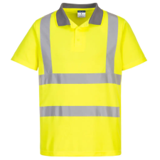 Portwest Eco Hi-Vis S/S póló (6-os csomag) sárga XXXL láthatósági ruházat