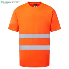 Portwest ES1 Essential Hi-Vis póló rövid ujjú - Narancs láthatósági ruházat