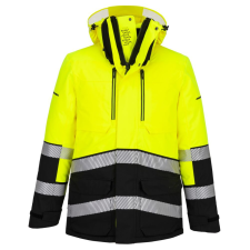 Portwest EV401 EV4 Hi-Vis Expedition Parka télikabát sárga-fekete láthatósági ruházat