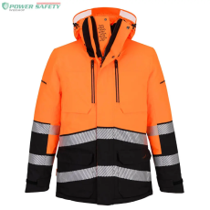 Portwest EV4 Hi-Vis Expedition Parka télikabát - Narancs/Fekete