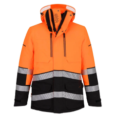 Portwest EV4 Hi-Vis Expedition Parka télikabát Orange/Black L