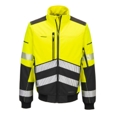 Portwest EV4 Hi-Vis Softshell Bomber (3L) Yellow/Black XXL láthatósági ruházat