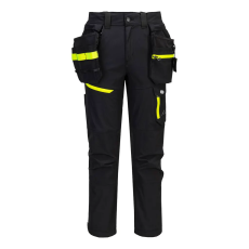 Portwest EV4 Könnyű levehető lengőzsebes nadrágok Black Short 33