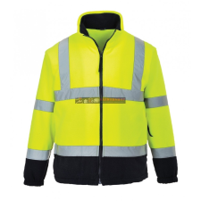 Portwest F301 Jól Láthatósági kontraszt polár (SÁRGA, XL) láthatósági ruházat