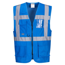 Portwest F476 Iona vezetői jól láthatósági mellény (Királykék, 3XL)