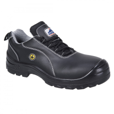Portwest FC02 Compositelite ESD munkavédelmi cipő, bőr felsőrésszel, S1 fekete