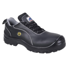 Portwest FC02 Portwest Compositelite ESD félcipő, bőr felsőrésszel, S1 munkavédelmi cipő