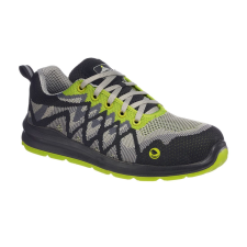 Portwest FC08 Portwest Compositelite Eco Safety Trainer S1P (fekete/sárga, 41) munkavédelmi cipő