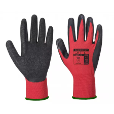 Portwest Flex Grip latex védőkesztyű, méret: XL - piros/fekete védőkesztyű