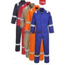 Portwest - FR21 Super könnyített Antisztatikus overál, 210g (szürke) munkaruha