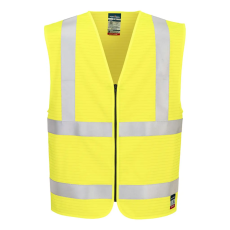 Portwest FR615YERXX-3X Portwest Bizflame Hi-Vis lángálló mellény