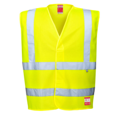 Portwest FR71 Hi-Vis lángálló antisztatikus mellény sárga