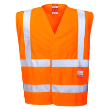 Portwest FR75 Lángálló jól láthatósági mellény (Narancs, 4XL/5XL) láthatósági ruházat