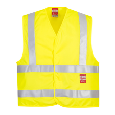 Portwest FR75 Lángálló jól láthatósági mellény (Sárga, XXL/3XL) láthatósági ruházat
