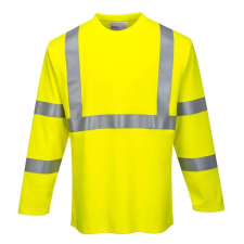 Portwest FR96 FR Hi-Vis hosszú ujjú pólóing munkaruha