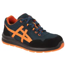 Portwest FT50 Acél, bőr trainer  S1 FO SR
