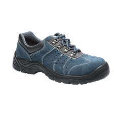 Portwest Fw02 steelite szellőző munkavédelmi félcipő s1p kék munkavédelmi cipő