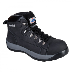 Portwest FW31 Steelite Mid Cut nubuck védőbakancs (44) SB HRO (FEKETE)