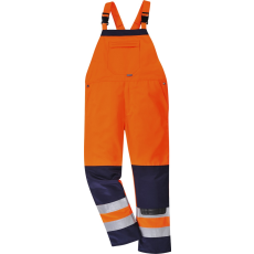 Portwest Girona Hi-Vis nadrág (narancs/tengerészkék, 3XL)