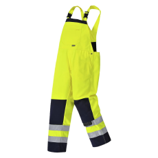 Portwest Girona Hi-Vis nadrág (sárga/tengerészkék, L)