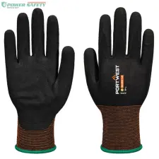Portwest GP Grip 18 Nitril Smooth/Sandy kesztyű - Fekete védőkesztyű