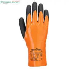 Portwest Grip 15 nitril kesztyű - Narancs/Fekete védőkesztyű