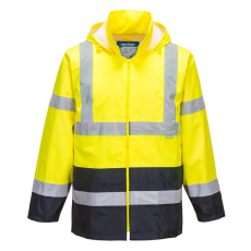 Portwest H443 Classic Contrast Jól láthatósági Esődzseki (sárga/navy, 3XL)