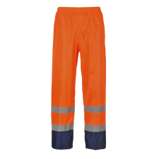 Portwest H444 Hi-Vis Classic esőnadrág narancs-tengerészkék láthatósági ruházat