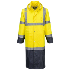 Portwest H446 Hi-Vis esőkabát (122 cm) sárga-tengerészkék