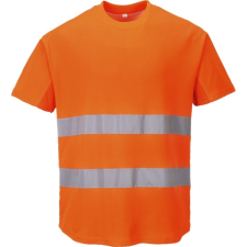 Portwest Hálós póló (narancs, XL) láthatósági ruházat