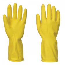 Portwest Háztartási latex kesztyű (sárga, XL) védőkesztyű