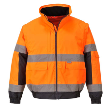 Portwest Hi-Vis 2 az 1-ben kabát láthatósági ruházat