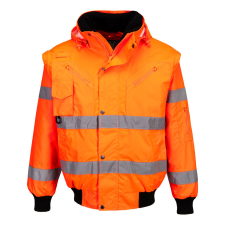 Portwest Hi-Vis 3 az 1-ben bomber dzseki munkaruha