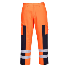 Portwest Hi-Vis Ballistic nadrág Orange/Navy S