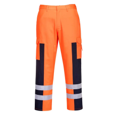Portwest Hi-Vis Ballistic nadrág Orange/Navy XXXL
