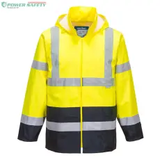 Portwest Hi-Vis Classic Contrast esődzseki - Sárga/Navy