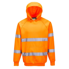 Portwest Hi-Vis kapucnis dzseki-B304 L narancs láthatósági ruházat